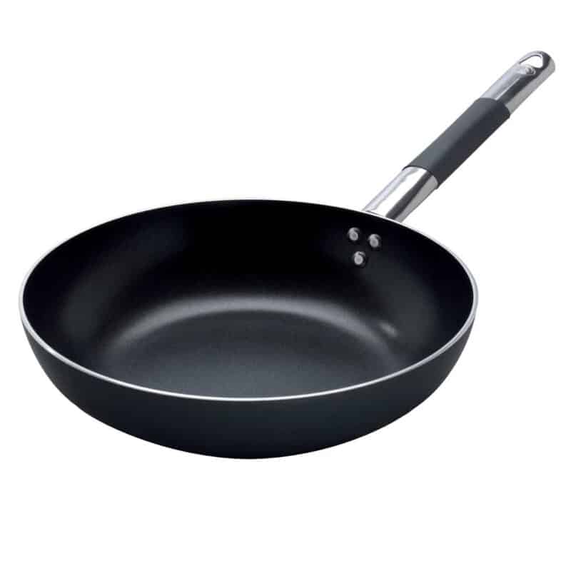 Italiaanse Design Wokpan Zwart 32 cm