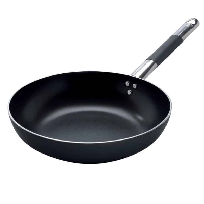 Italiaanse Design Wokpan Zwart – 36 cm