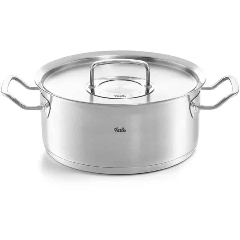 Fissler Original-Profi Collection Kookpan Laag met RVS Deksel 24cm