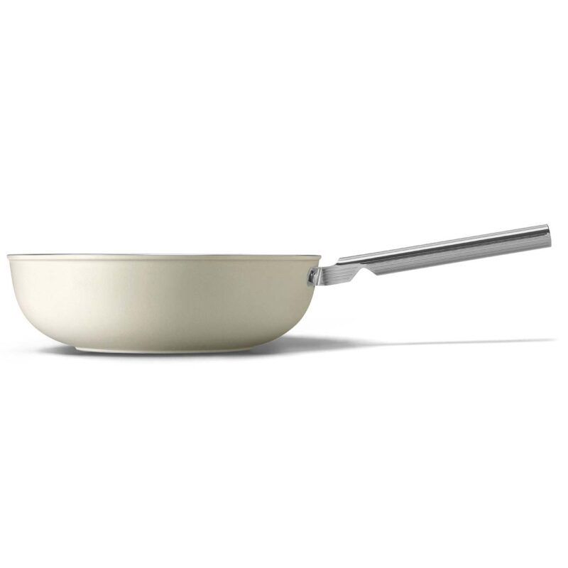 SMEG Wokpan Creme 30cm