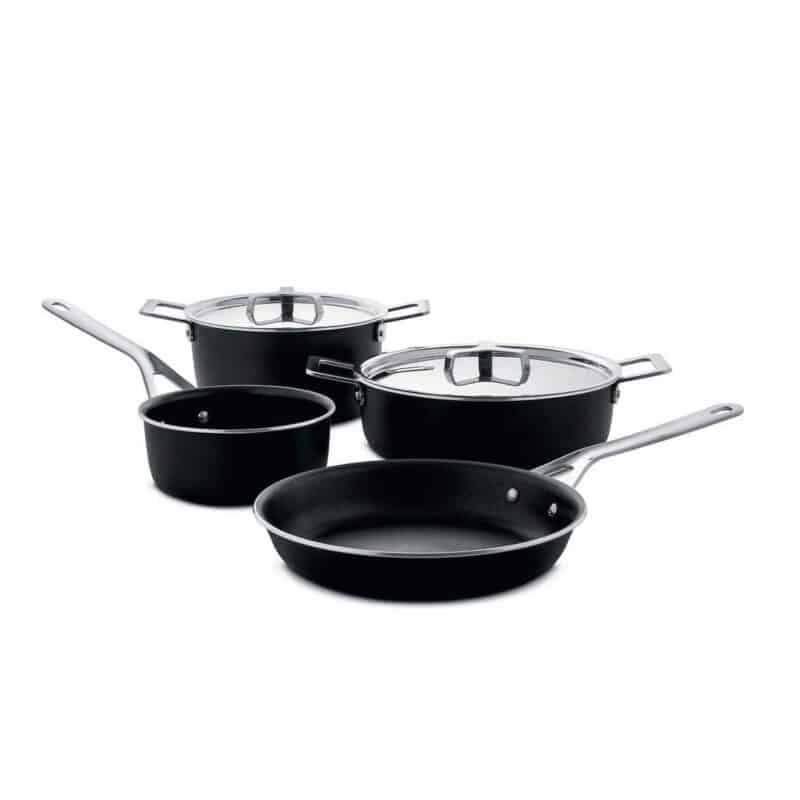 Alessi Pannenset Pots Pans door Jasper Morrison 4 Delig