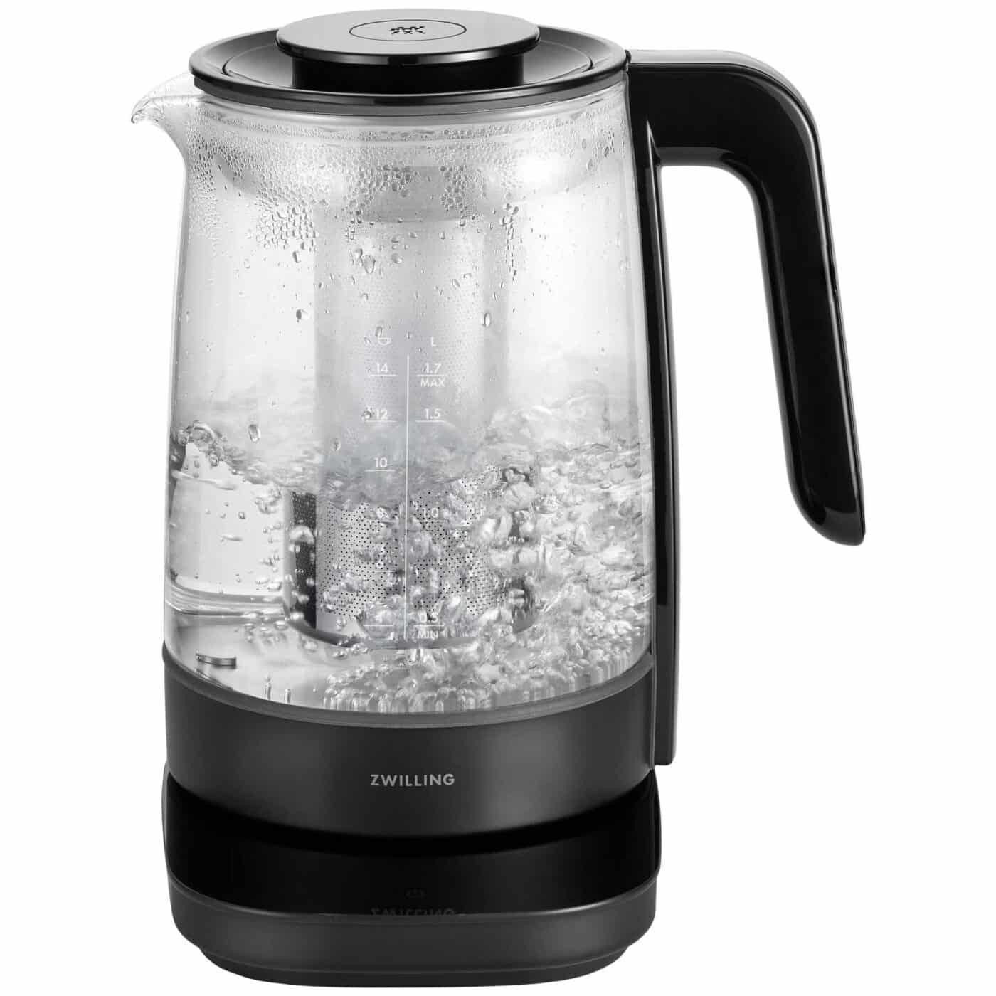 Zwilling Enfinigy Glazen Waterkoker Zwart
