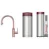 Quooker Flex Koper Rose met Combi Boiler + CUBE