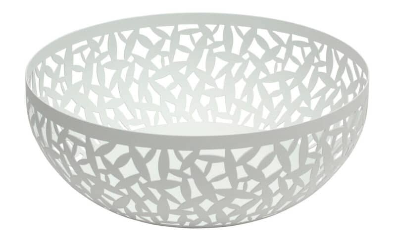 Alessi Cactus! fruitschaal rond ø 29 cm rvs wit