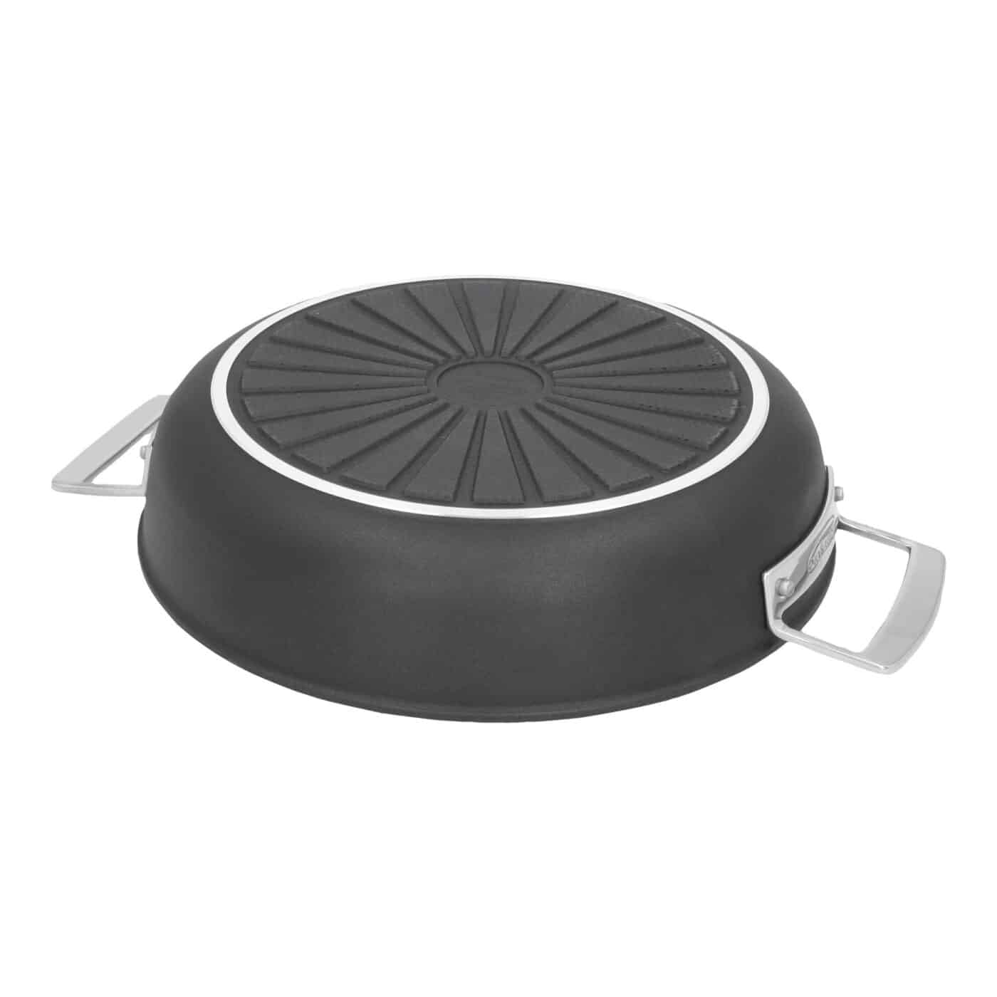 Demeyere Alu Pro 5 Lage Kookpan met Deksel – 28 cm – Duraslide titanium - Afbeelding 3