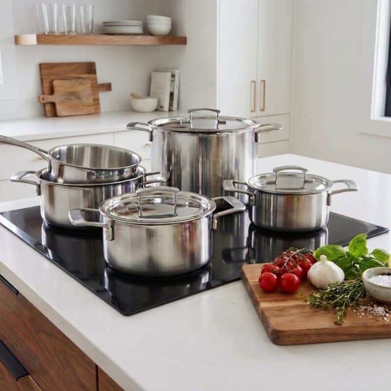 5 delige industry 5 pannenset demeyere