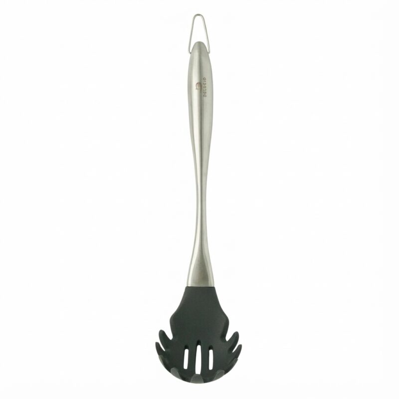 Delucio RVS Siliconen Pastalepel Zwart