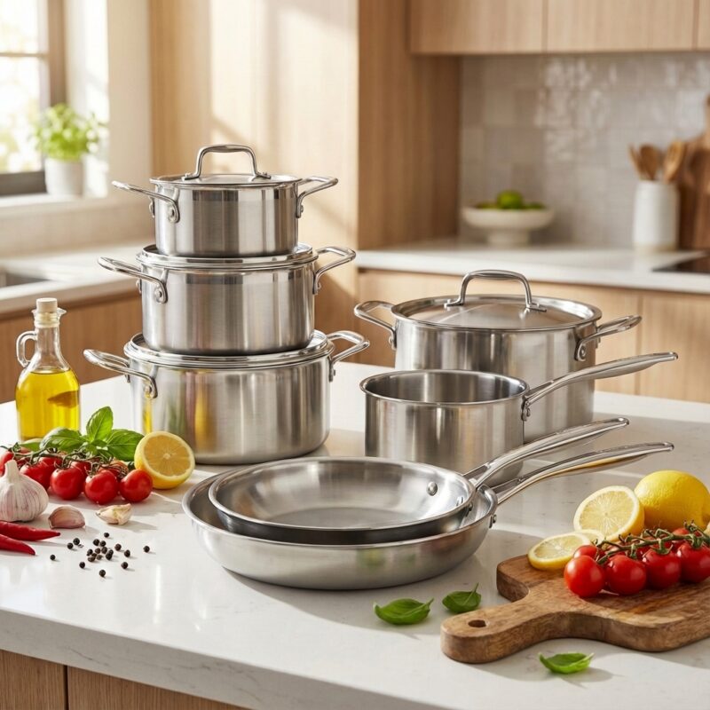 Demeyere Atlantis Silverline 7 delige set