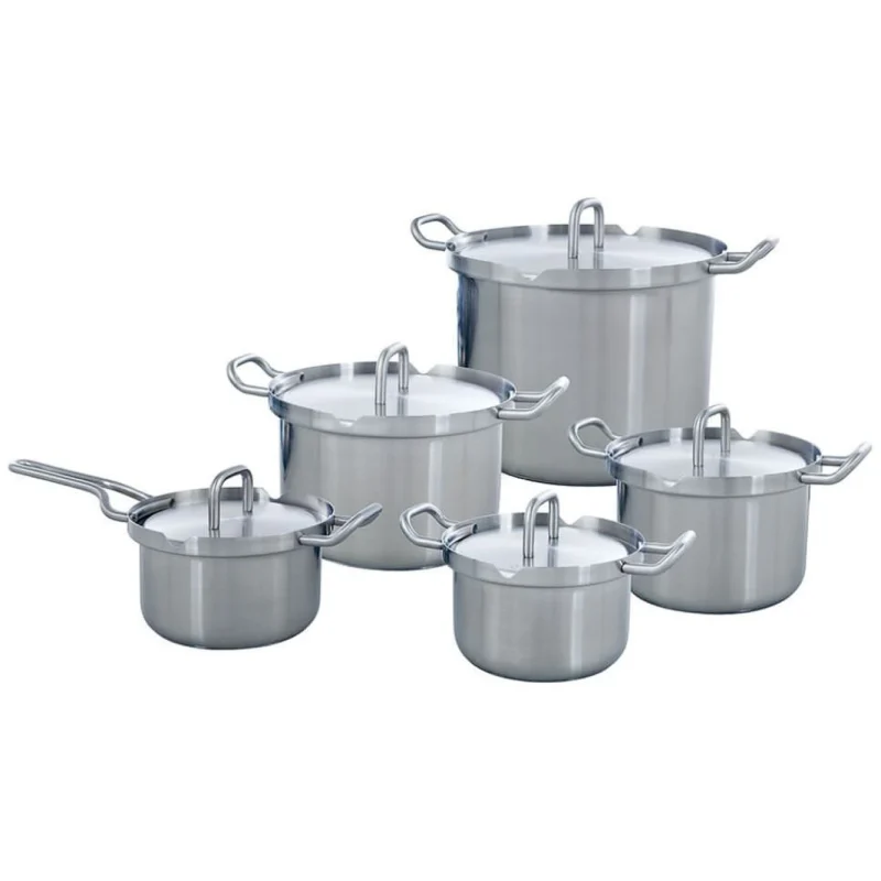 BK Pannenset Q-Linair RVS Master - 5-delig