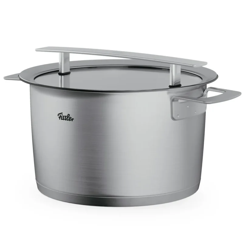 Fissler Phi Collection Soeppan met Glasdeksel, 24cm